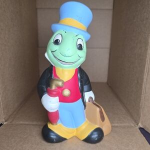 Vintage 70s/80s Disney Jiminy Cricket Ceramic Figirine Statue-Disneyana Decor